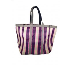 XXL bags Picnic Medium purple, fuchsia and white