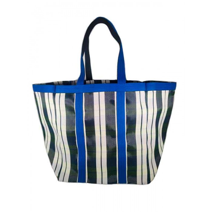 Bolsos XXL Picnic Medium azul, amarillo, blanco y negro