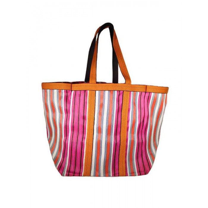 Sacs XXL Picnic Medium fuchsia, orange et blanc