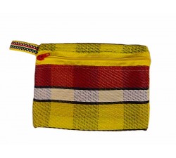 Cases Yellow, red and white pocket purse