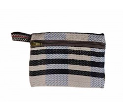 Pocket Pouch Monederito de bolsillo negro y blanco
