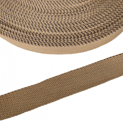 Cintas Belt Cincha de algodón beige y azul