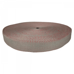Cintas Belt Cincha de algodón gris y rojo