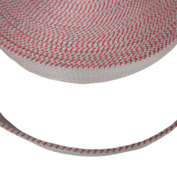 Cintas Belt Cincha de algodón gris y rojo