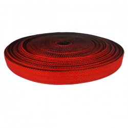 Cintas Belt Cincha de algodón rojo y negro