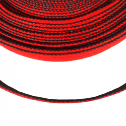 Cintas Belt Cincha de algodón rojo y negro