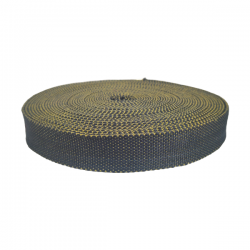 Cintas Belt Cincha de algodón azul marino y amarillo