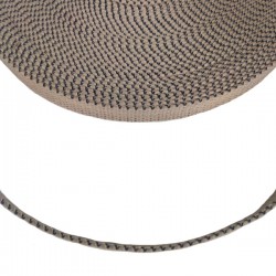 Cintas Belt Cincha de algodón fina beige y azul