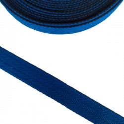 Ceinture Sangle de coton bleu et noir