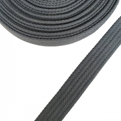 Belt Grey cotton webbing