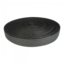 Cintas Belt Cincha de algodón gris y negro