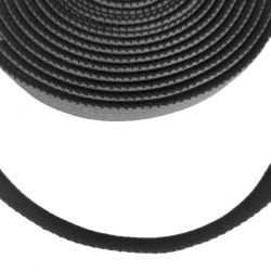 Belt Grey and black cotton webbing