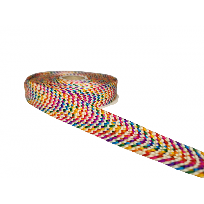 Inicio Cinta blanca multicolor de 3cm Babachic by Moodywood