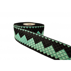 Inicio Cinta Zigzag negra y verde de 4cm Babachic by Moodywood