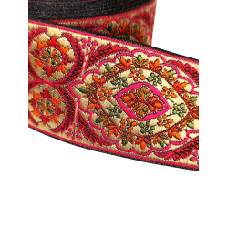 Home Beige Floral Embroidered Ribbon 5cm Babachic by Moodywood