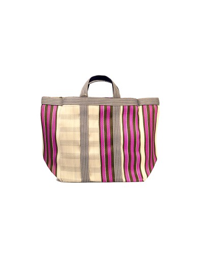 Bolso Picnic Small Cromo & Fucsia| Plástico Reciclado