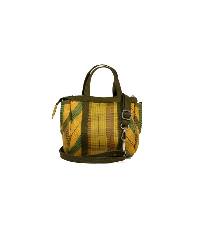 Mini Buni Bag Olive and Gold| Recycled Plastic