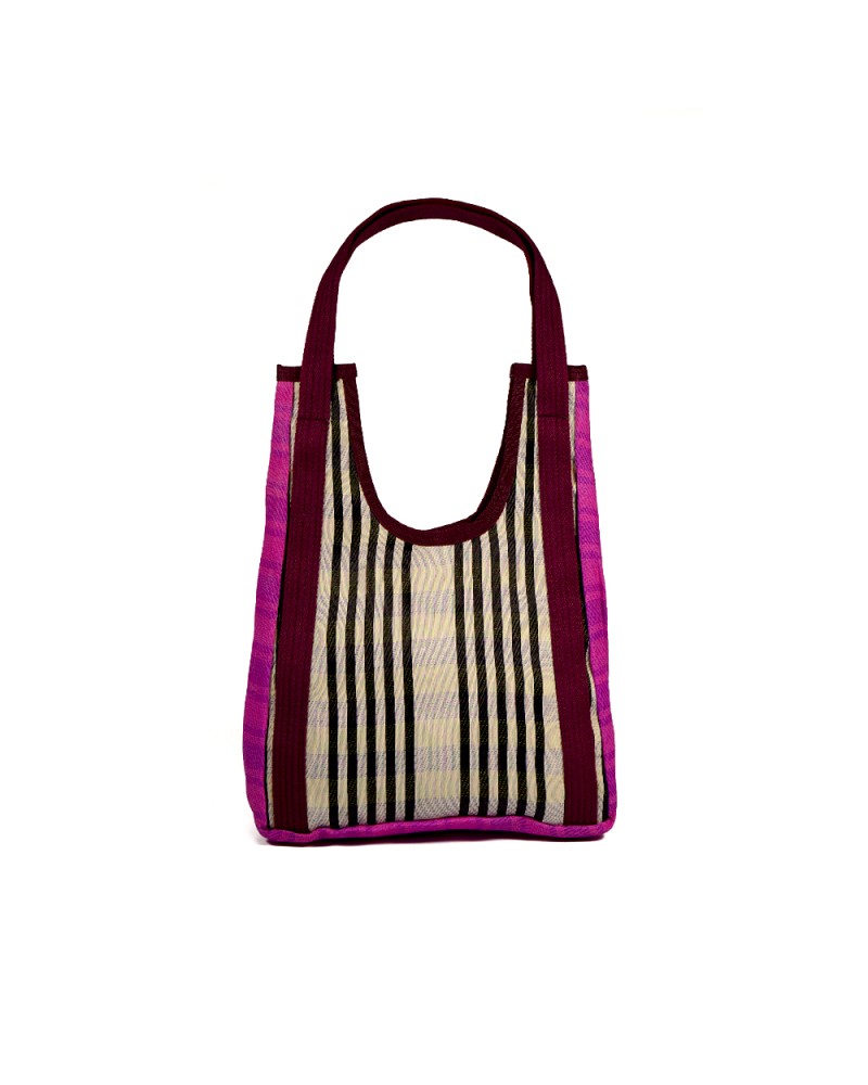 Hole Bag Mora: Bolso de Hombro Boho Reversible - Babachic