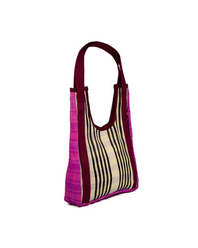 Hole Bag Mora: Bolso de Hombro Boho Reversible - Babachic