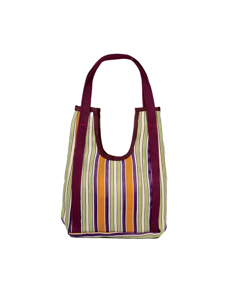 Hole Bag Mantra: Bolso de Hombro Boho Reversible - Babachic