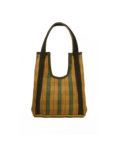 Hole Bag Jade: Bolso de Hombro Boho Reversible - Babachic