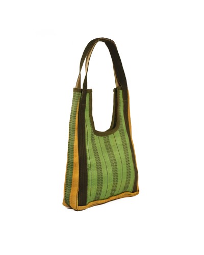 Hole Bag Jade: Bolso de Hombro Boho Reversible - Babachic