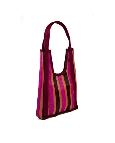 Hole Bag Berry: Bolso de Hombro Boho Reversible - Babachic