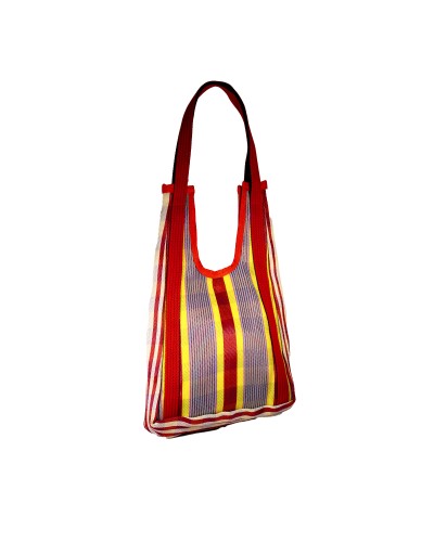 Hole Bag Candy Cane: Reversible Boho Shoulder Bag - Babachic