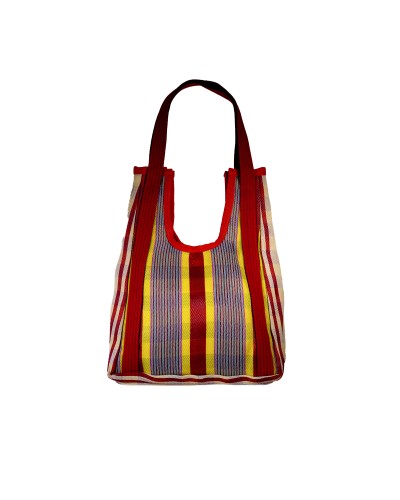 Hole Bag Candy Cane: Reversible Boho Shoulder Bag - Babachic