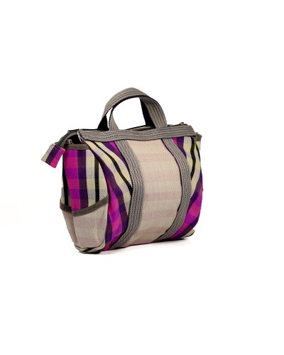 Bolso Buni Bag Violet Geo| Elegante, compacto y reciclado