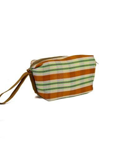 Catch Bag Naranja y menta de Babachic | Bolso de Mano y Bandolera Versátil