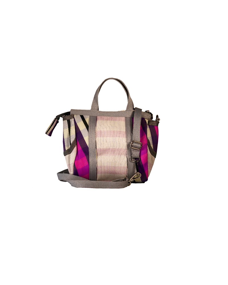 Bolso Mini Buni Bag Violet Geo| Plástico Reciclado