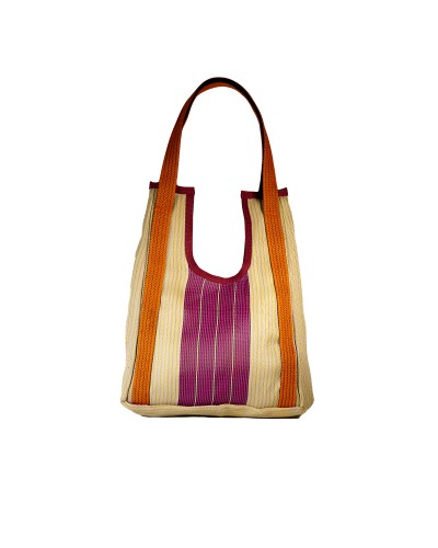 Hole Bag Andino: Bolso de Hombro Boho Reversible - Babachic