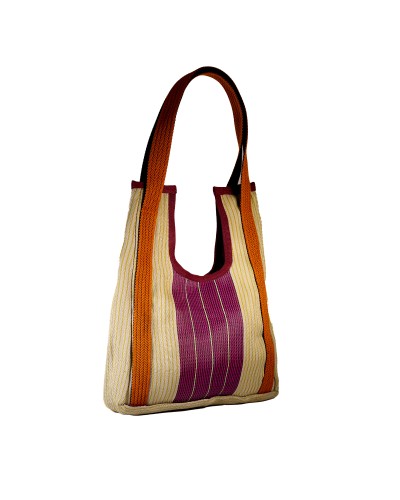 Hole Bag Andino: Bolso de Hombro Boho Reversible - Babachic