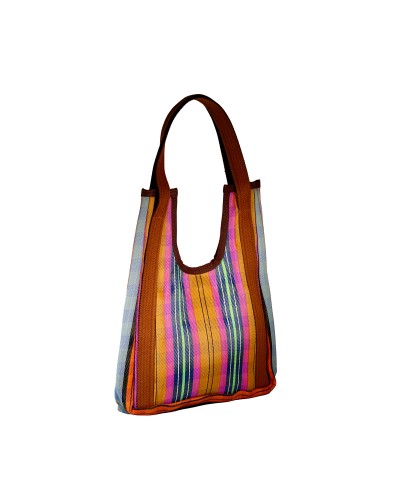Hole Bag Prisma: Bolso de Hombro Boho Reversible - Babachic