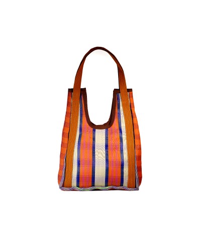 Hole Bag Nectarine: Bolso de Hombro Boho Reversible - Babachic