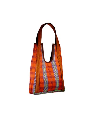Hole Bag Nectarine: Reversible Boho Shoulder Bag - Babachic