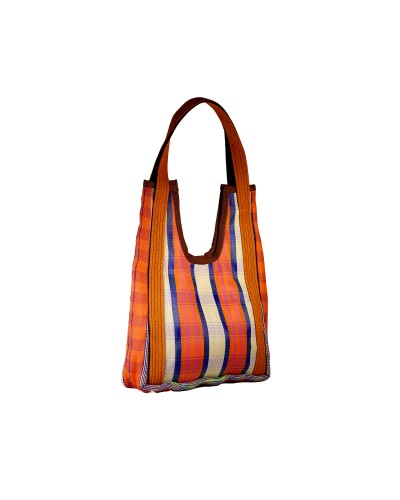 Hole Bag Nectarine: Reversible Boho Shoulder Bag - Babachic