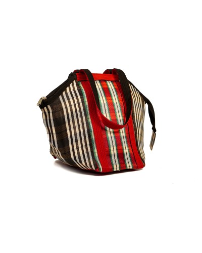 Bolso Berlingo Escocés Babachic | Bolso de Hombro Artesanal Grande