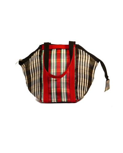 Bolso Berlingo Escocés Babachic | Bolso de Hombro Artesanal Grande