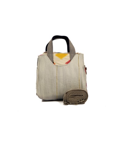 Z Purse Multicolor Paint Bag: Ikat Design & Recycled Plastic | Babachic Shop