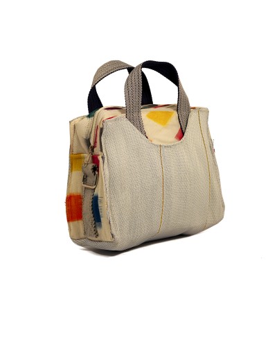 Z Purse Multicolor Paint Bag: Ikat Design & Recycled Plastic | Babachic Shop