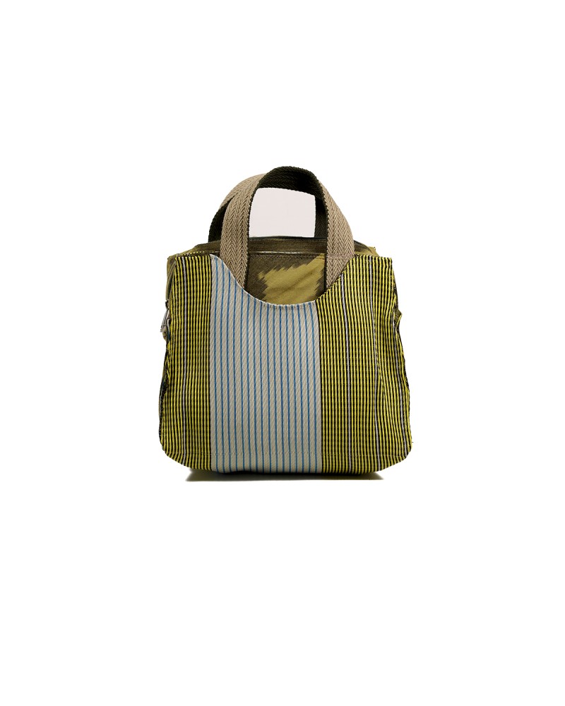 Z Purse Olive Bag: Ikat Design & Recycled Plastic | Babachic Shop