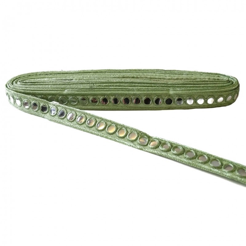 Braid Mirrors braid - Green - 20 mm babachic