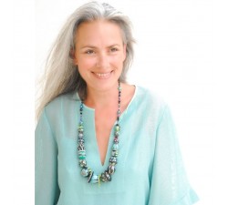 Colliers Collier mi long bleu ciel - Winter nights Babachic by Moodywood