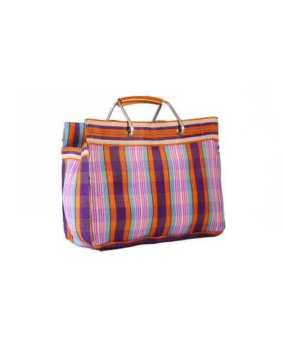 Babachic Shop - Bolso Market Vintage Small Láser - Bolso Shopper de plástico reciclado