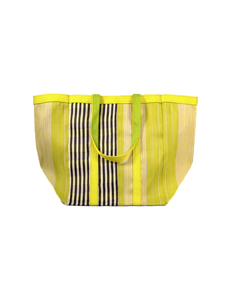 Bolso Picnic Medium Amarillo Neón - El Bolso Ideal para la Playa y el Día a Día - Babachic