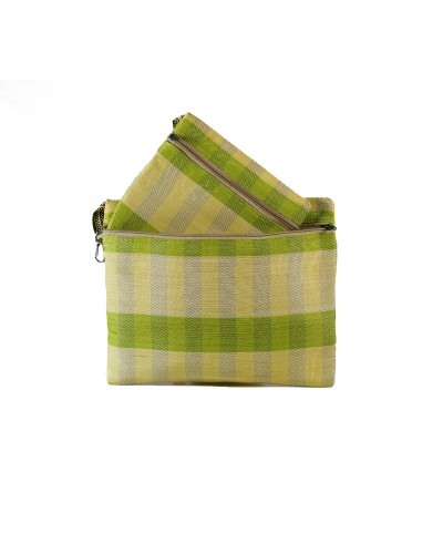 Pouches 2P Set Lima- Dúo de Estuches de Plástico Reciclado