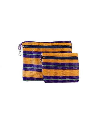 Pouches 2P Set Dynamic - Dúo de Estuches de Plástico Reciclado