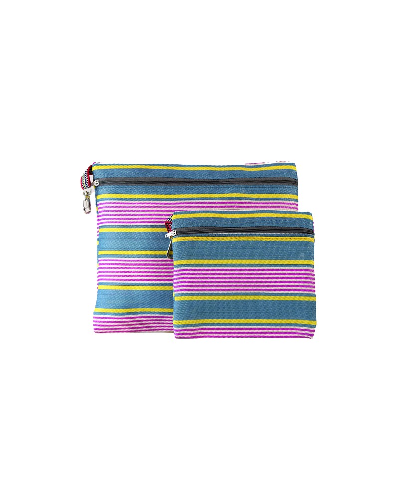 Pouches 2P Set Sweet Gum - Dúo de Estuches de Plástico Reciclado